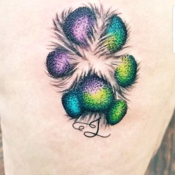 Paw tattoos