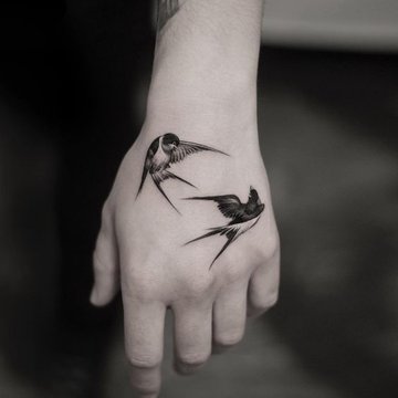 swallow tattoo design