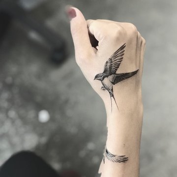 swallow tattoo design