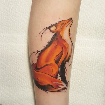 fox tattoo designs