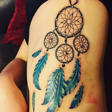 dream catcher tattoo ideas