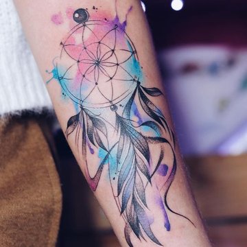 dream catcher tattoo ideas