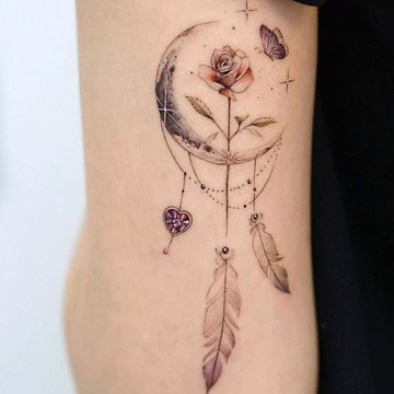dream catcher tattoo ideas
