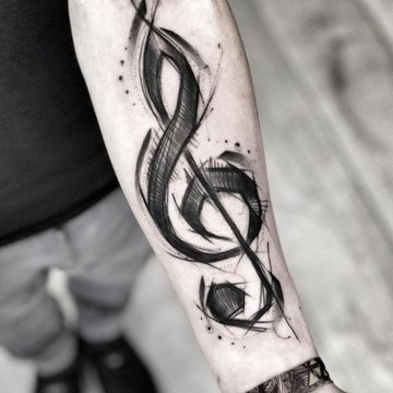 Music tattoos design
