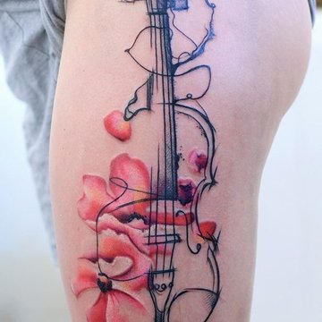 Music tattoos design