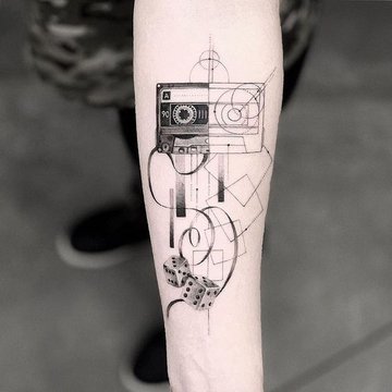 Music tattoos design