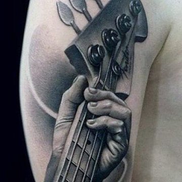 Music tattoos design