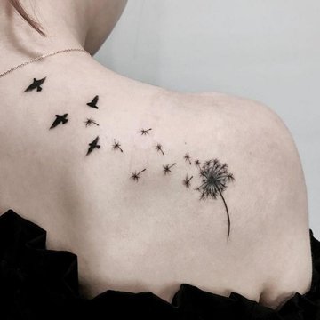 dandelion tattoo ideas