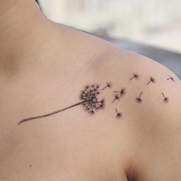 dandelion tattoo ideas