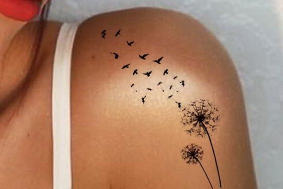 dandelion tattoo ideas