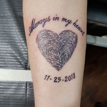 Fingerprint tattoos