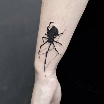Spider tattoo