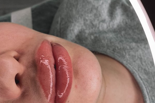 lip blush healing process