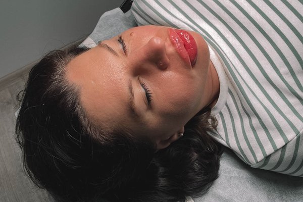 lip blush healing process