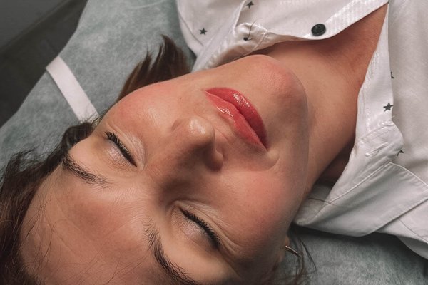 lip blush healing process