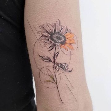 Sunflower tattoo