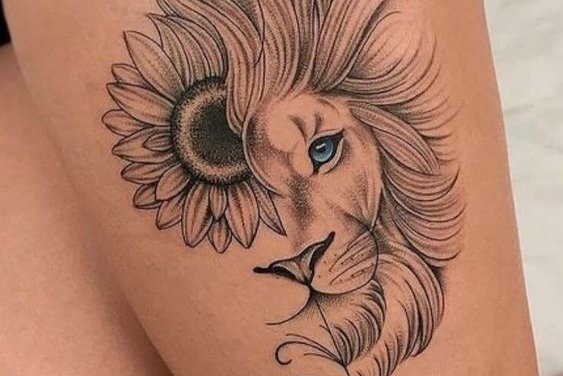 Sunflower tattoo