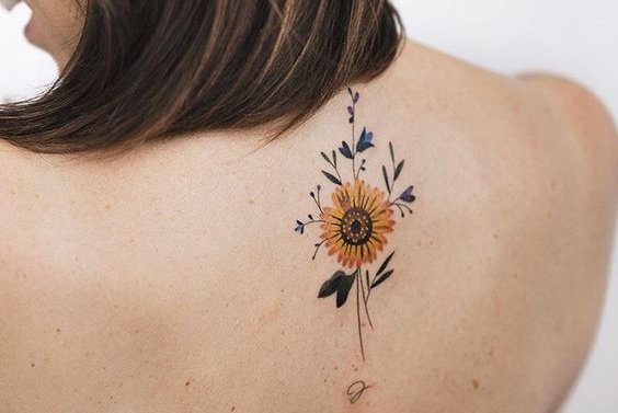 Sunflower tattoo