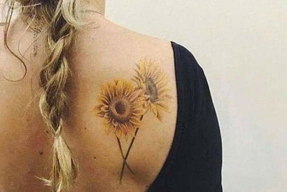 Sunflower tattoo