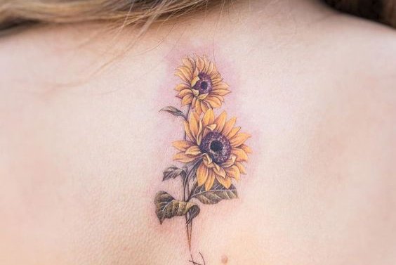 Sunflower tattoo