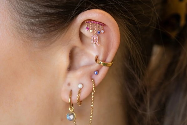 Hidden Helix Piercing