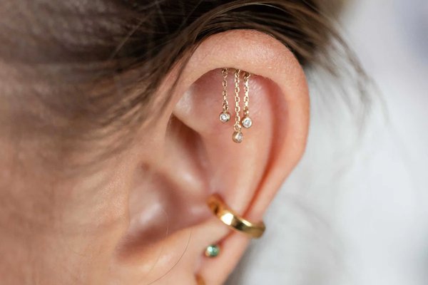 Hidden Helix Piercing