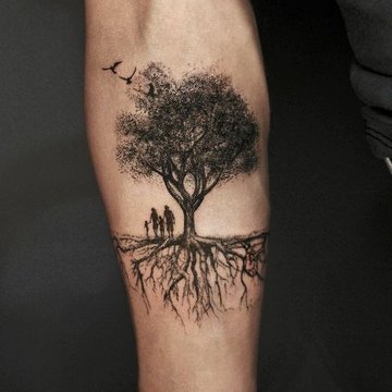 The family tree tattoo