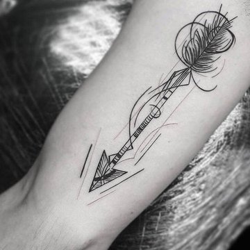Arrow tattoo