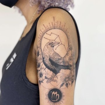 virgo tattoo design