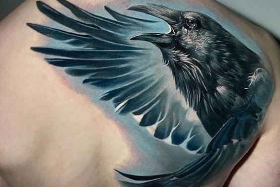 Raven tattoo