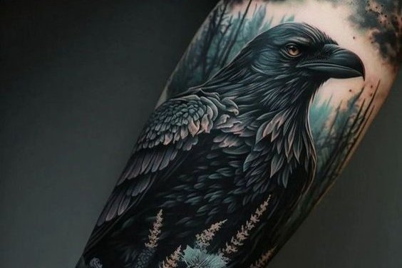 Raven tattoo