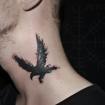 Raven tattoo design