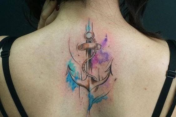 Anchor tattoo