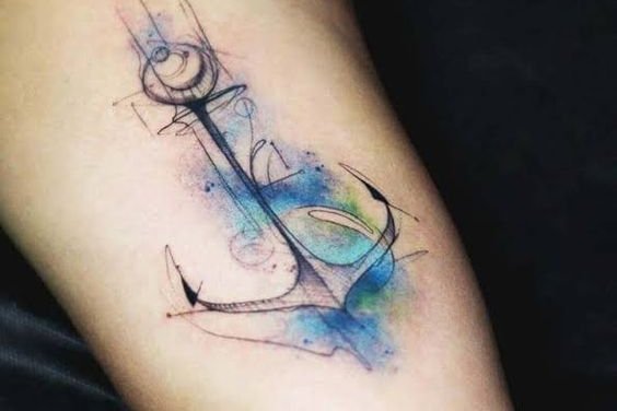 Anchor tattoo